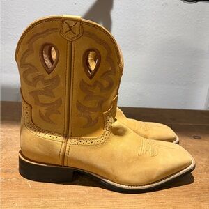 Twisted X Mustard Leather Boots